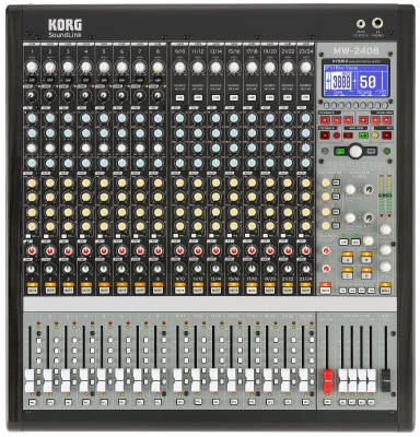 Korg - MW2408 24-Channel Digital/Analog Hybrid Mixer