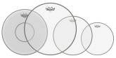 Remo - Clear Emperor Pro Pack (10,12,16) with 14 Coated Powerstroke 77
