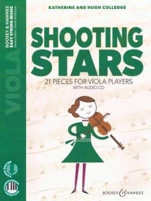 Boosey & Hawkes - Shooting Stars (21 Pieces for Viola Players) - Colledge/Colledge - Viola - Book/Audio Online
