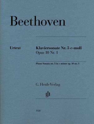 G. Henle Verlag - Piano Sonata No. 5 in C minor, Op. 10, No. 1 - Beethoven/Gertsch - Piano - Book