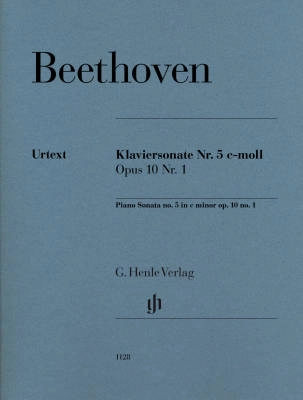 G. Henle Verlag - Piano Sonata No. 5 in C minor, Op. 10, No. 1 - Beethoven/Gertsch - Piano - Book