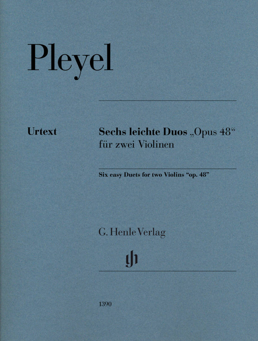 6 Easy Duets, Op. 48 - Pleyel/Gertsch - Violin Duet - Score/Parts