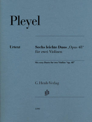 G. Henle Verlag - 6 Easy Duets, Op. 48 - Pleyel/Gertsch - Violin Duet - Score/Parts
