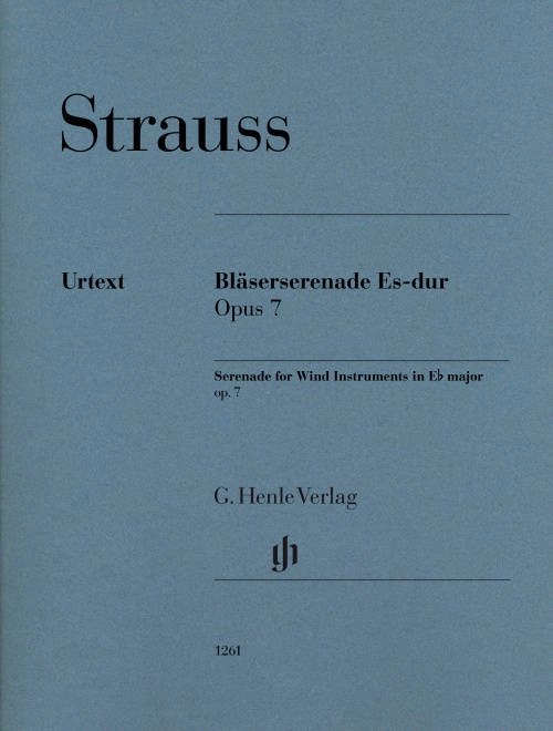 Serenade for Wind Instruments E flat major op. 7 - Strauss - Gertsch - Parts Set