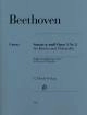G. Henle Verlag - Sonata in G Minor op. 5 no. 2 - Beethoven\/Dufner - Cello\/Piano - Book