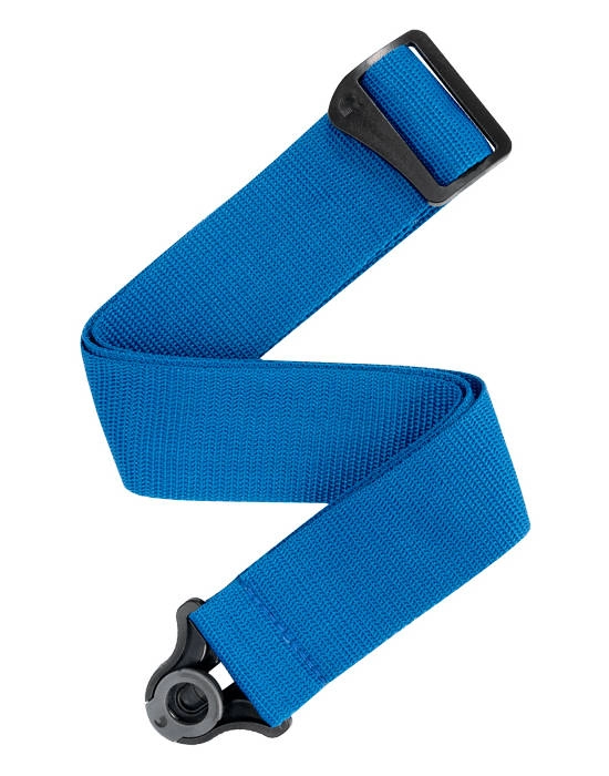 2\'\' Auto Lock Guitar Strap - Blue