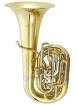 XO Professional Brass - 1680L CC 4-Piston + Rotary Valve Tuba w\/17.4 Bell - Lacquer Finish