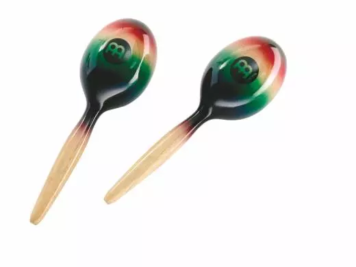 Meinl - Wood Oval Maracas - Multi Colour