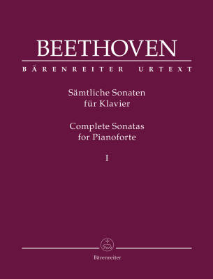 Baerenreiter Verlag - Complete Sonatas for Pianoforte I - Beethoven/Del Mar - Piano - Book