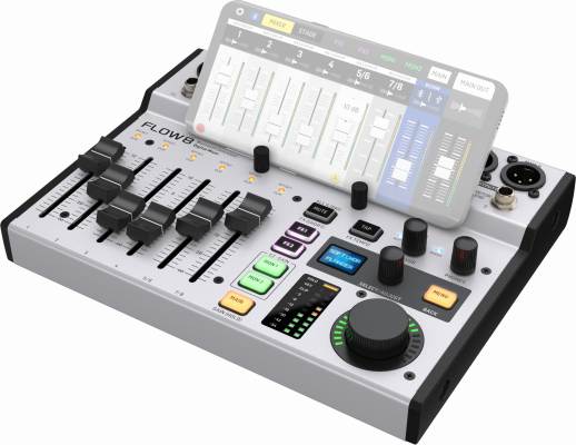 Flow 8 8-Input Digital Mixer with Bluetooth Audio Control