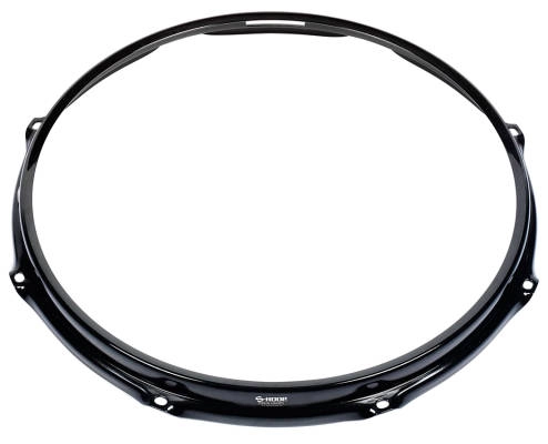 Ahead - 8-Lug S-Hoop Drum Hoop - Black Powder-Coated - 14