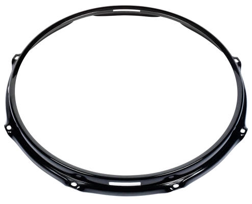 Ahead - 8-Lug S-Hoop Drum Hoop Bottom - Black Powder-Coated - 14