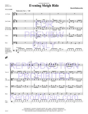 Evening Sleigh Ride - Bobrowitz - String Orchestra - Gr. 2.5