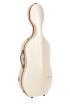 Bam Cases - Supreme Ice Hightech Cello Case - White\/Orange