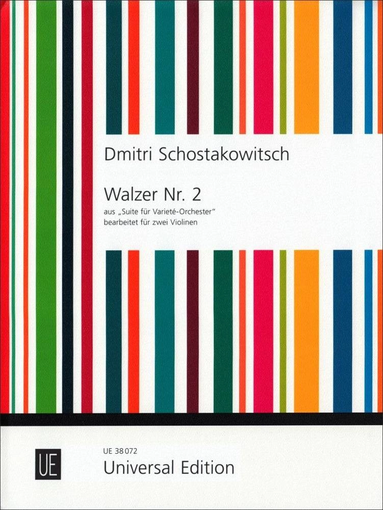 Waltz (from \'\'Suite for Variety Orchestra/Jazz Suite No. 2\'\') - Schostakowitsch/Brooker - 2 Violins - Book