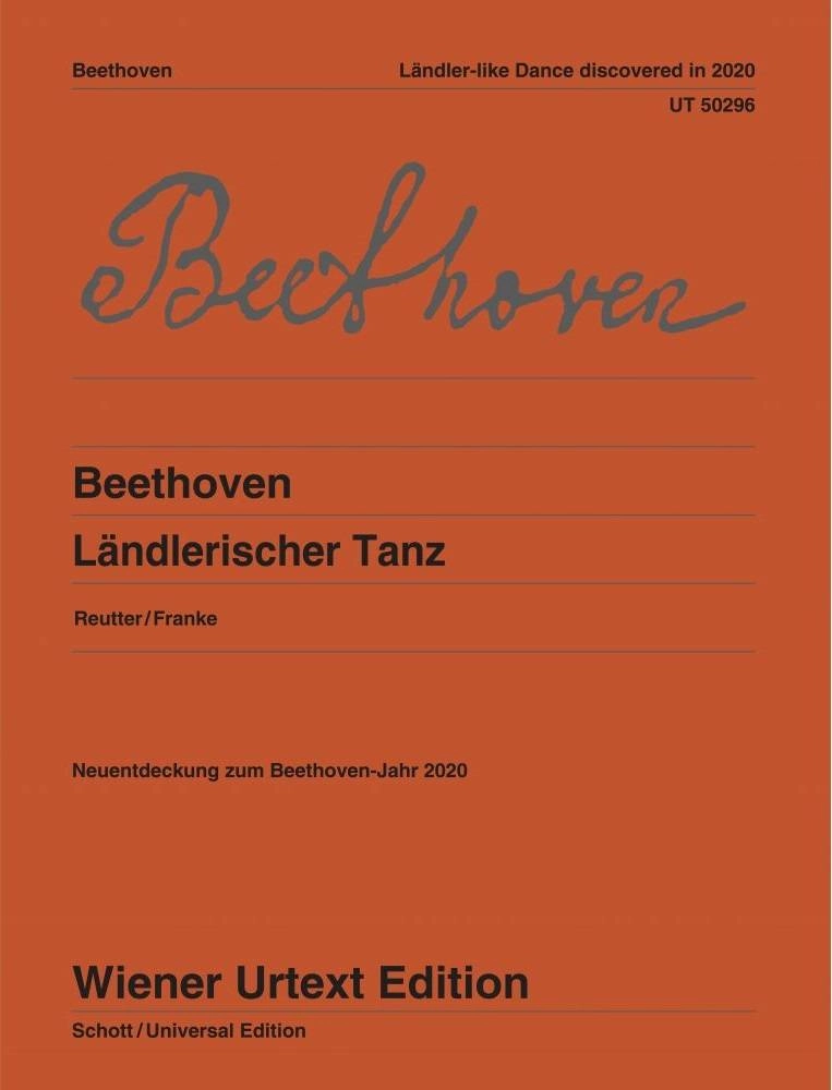 Landlerischer Tanz - Beethoven - Piano - Sheet Music