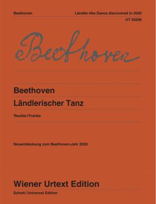 Wiener Urtext Edition - Landlerischer Tanz - Beethoven - Piano - Sheet Music