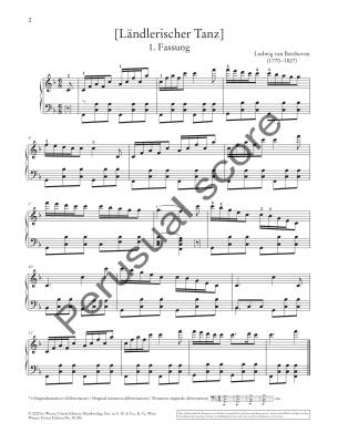 Landlerischer Tanz - Beethoven - Piano - Sheet Music