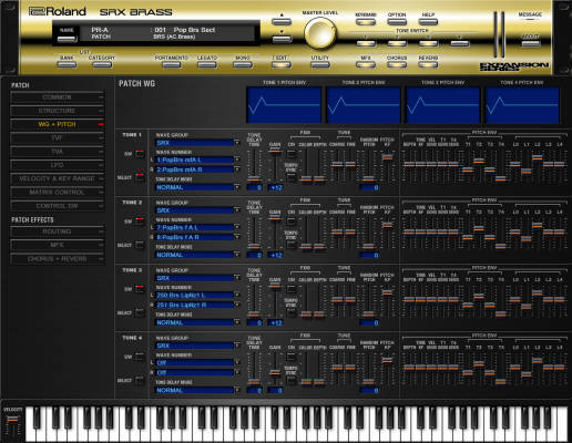 Roland Cloud SRX Brass Software Synthesizer - Download