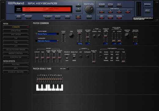 Roland Cloud SRX Keyboards Software Synthesizer - Download
