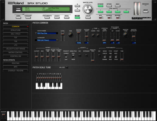 Roland Cloud SRX Studio Software Synthesizer - Download