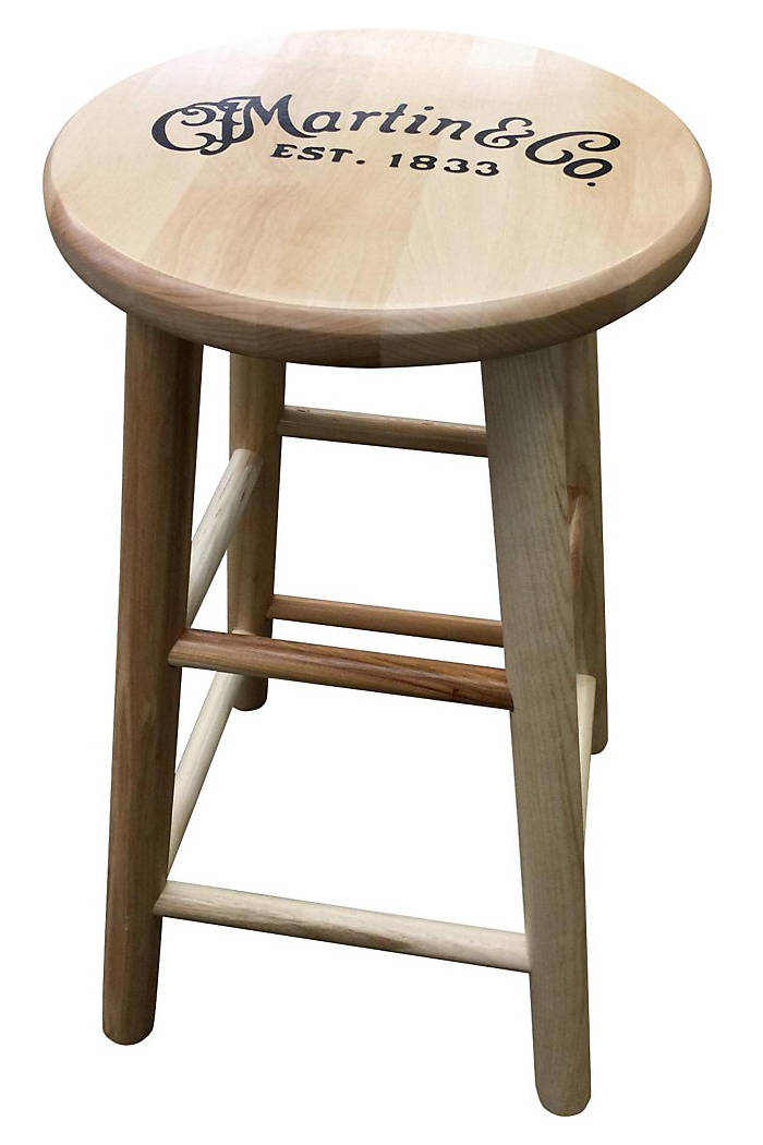 Martin Guitars 24'' Solid Ash Bar Stool With CFM Logo Long McQuade