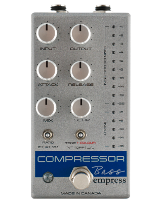 Bass Compressor Pedal - Silver