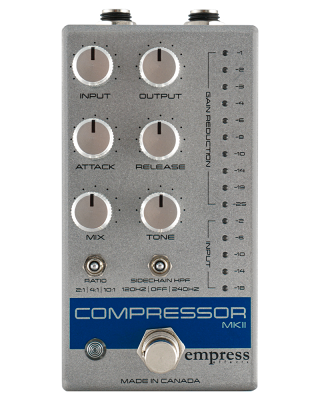 Empress Effects - Compressor MkII Pedal - Silver