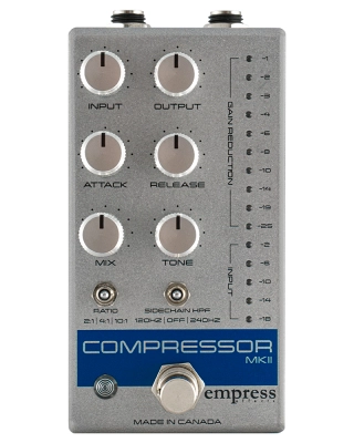 Empress Effects - Compressor MkII Pedal - Silver