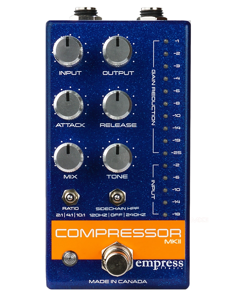 Compressor MkII Pedal - Blue