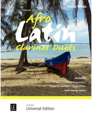 Universal Edition - Afro-Latin Clarinet Duets - Brambock - Duos de clarinetttes - Livre