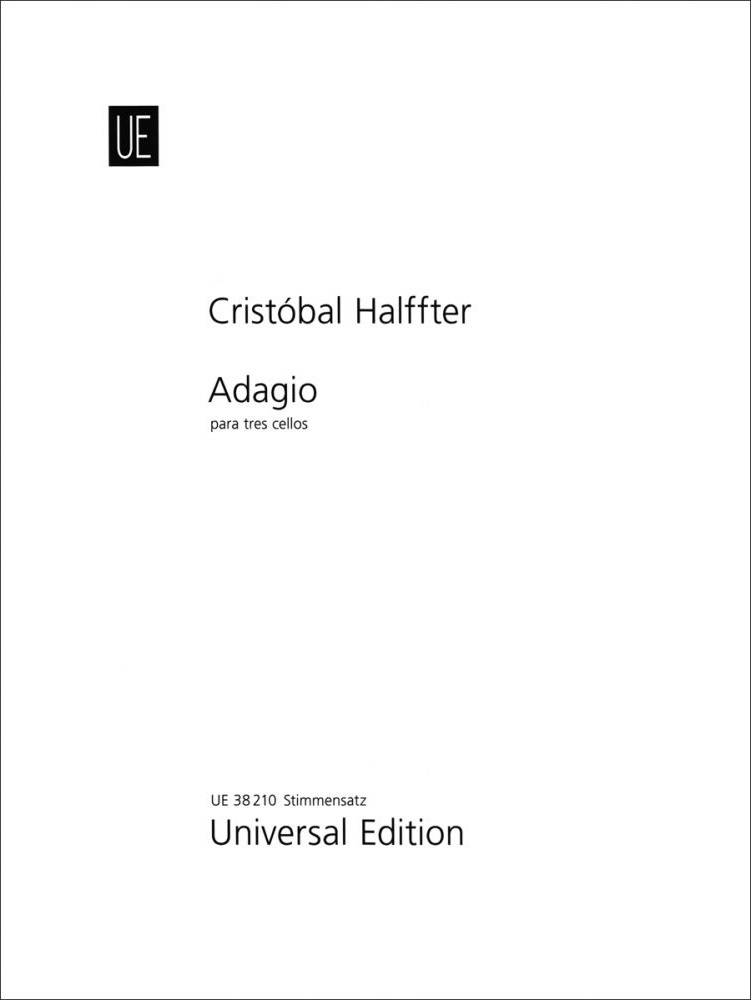 Adagio for Three Cellos - Halffter - Cello Trio - Parts Set