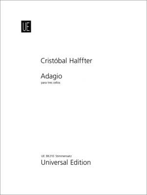 Universal Edition - Adagio for Three Cellos - Halffter - Cello Trio - Parts Set
