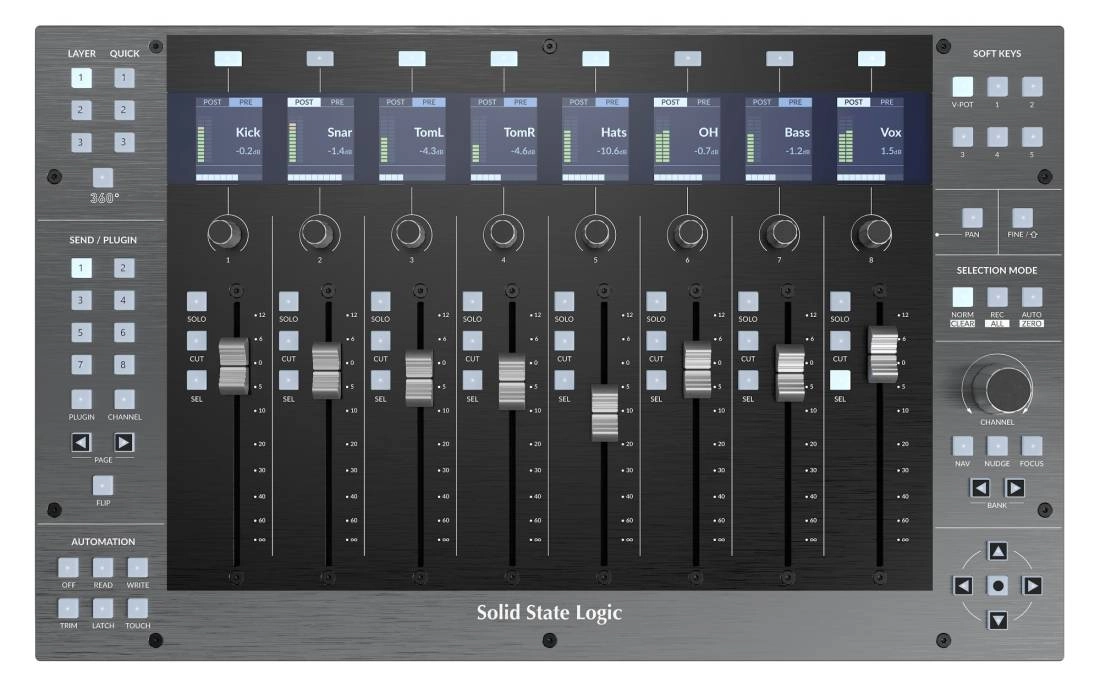 UF8 Advanced Studio DAW Controller