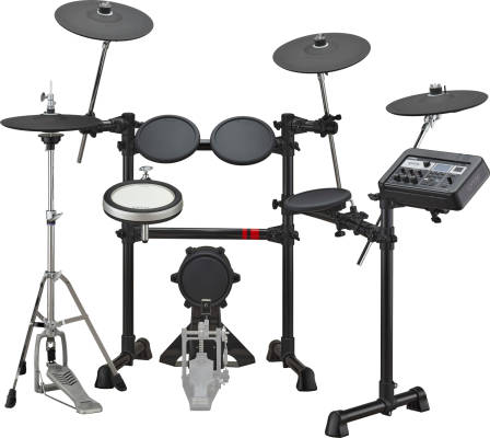 Yamaha - DTX6K2-X 5-Piece Electronic Kit with XP80 3-Zone Snare and RHH135 Hi-Hat