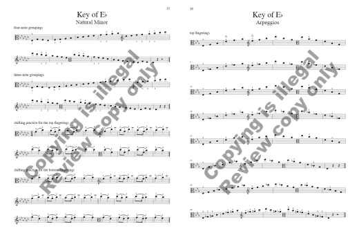 Scales and Arpeggios with Shifting Practice - Moyer - Viola - Book