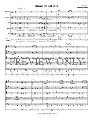 Angels We Have Heard On High - Traditional/Meeboer - Brass Quintet/Drum Set