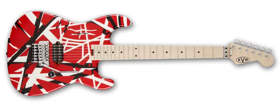 Stripe Series Electric Guitar - Red/Black/White