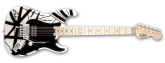 EVH - Stripe Series Electric Guitar - White/Black
