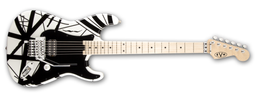 Stripe Series Electric Guitar - White/Black