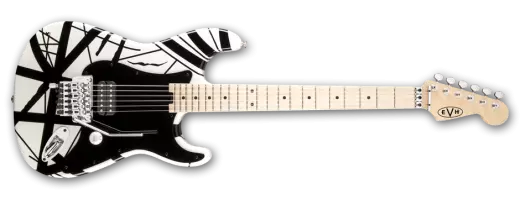 EVH - Stripe Series Electric Guitar - White/Black