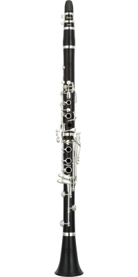 YCL-CSGAIIIL Custom Series Professional Grenadilla A Clarinet with Silver Plated Keys, Low-F Vent