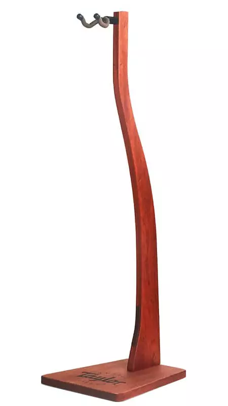 Tall Guitar Display Stand - Mahogany