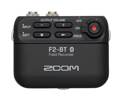 F2-BT Field Recorder with Lavalier Microphone and Bluetooth Control