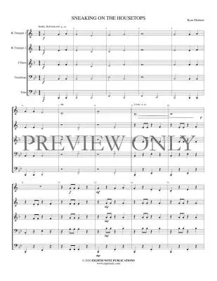 Sneaking on the Housetops - Mooboer - Brass Quintet