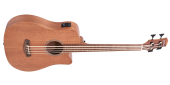 Gold Tone - Micro Bass 25 Scale Fretless Cutaway Electric-Acoustic Bass w/Gigbag