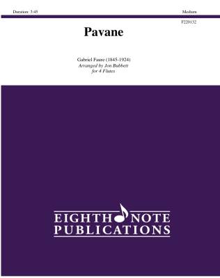 Eighth Note Publications - Pavane - Faure/Bubbett - Quatuor de fltes