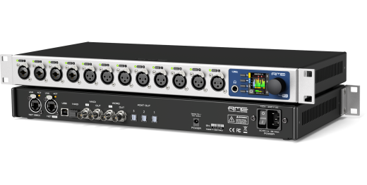 12Mic 12-Channel Digitally Controlled Microphone Preamp with AVB & MADI