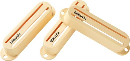 DiMarzio - Fast Rack Rail Style Pickup Cover Set - Cream