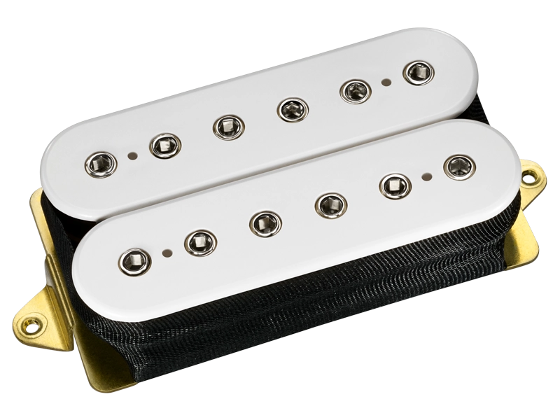 Super Distortion Humbucker - White with Nickel Poles